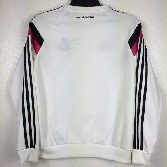 adidas Girls L Real Madrid CF Soccer Training Top - Picture 7 of 14